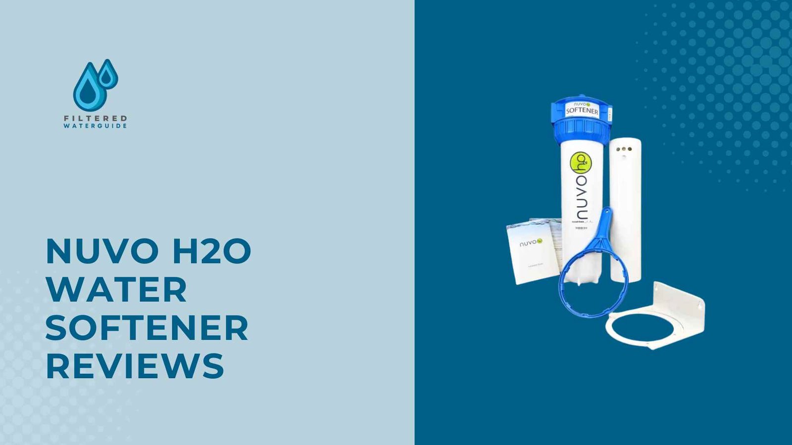 Best Nuvo softener models featuring Nuvo H2O water softener and installation tools in blue theme.