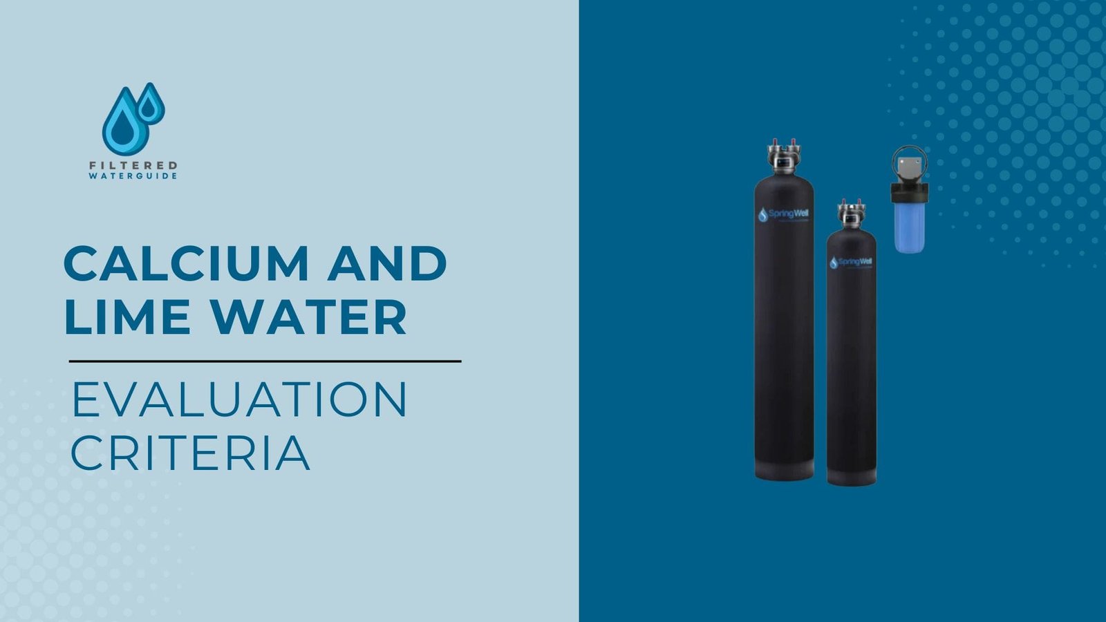 Best water filter for calcium and lime removal showcasing Filter Water brand products and evaluation criteria.