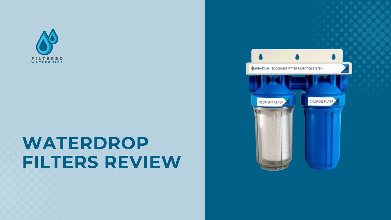 Best Waterdrop Filters Review highlights efficient filtration system with dual housings for optimal water purity.