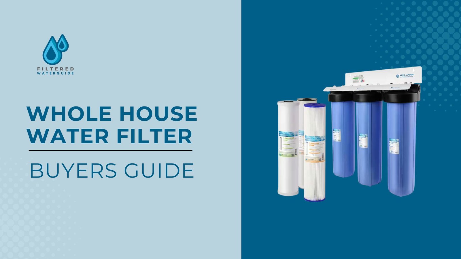 Best whole house water filters guide detailing multi-canister systems with robust filtration features.