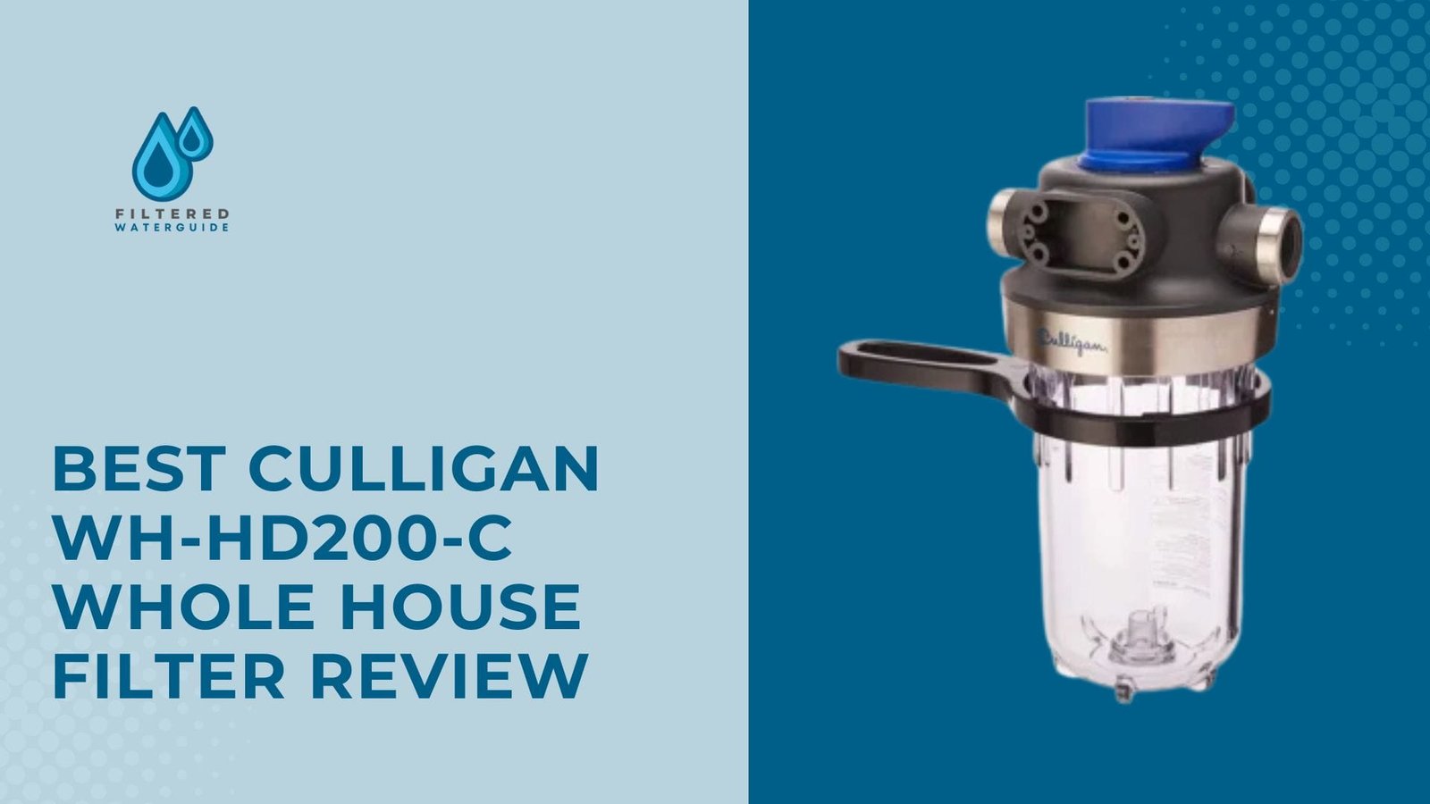 Culligan Hd200 C Whole House Filter review with product image showcasing durability and ease of use.
