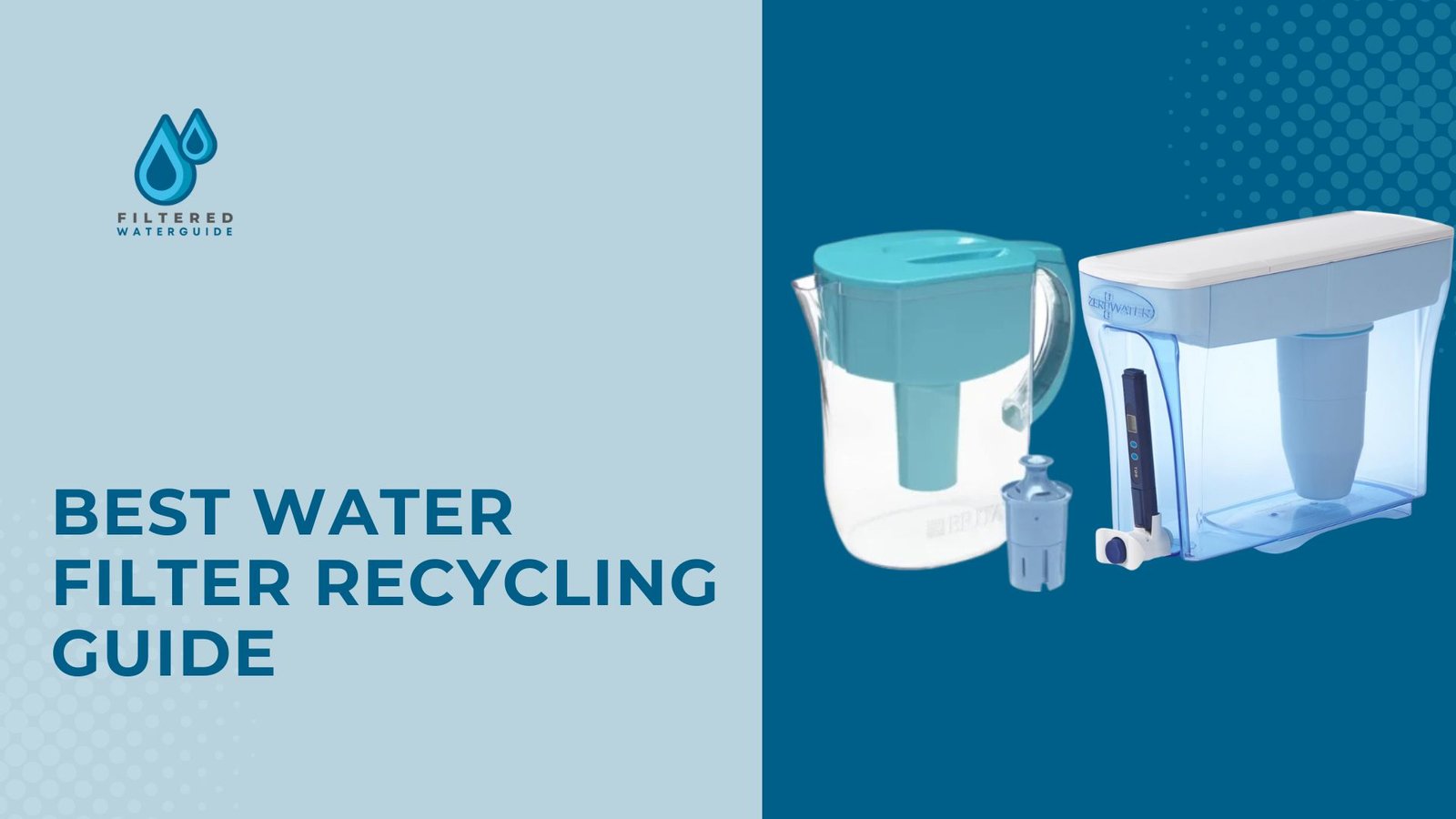 Recycle water filters eco-friendly guide featuring Filtered Water Solutions products and recycling tips.