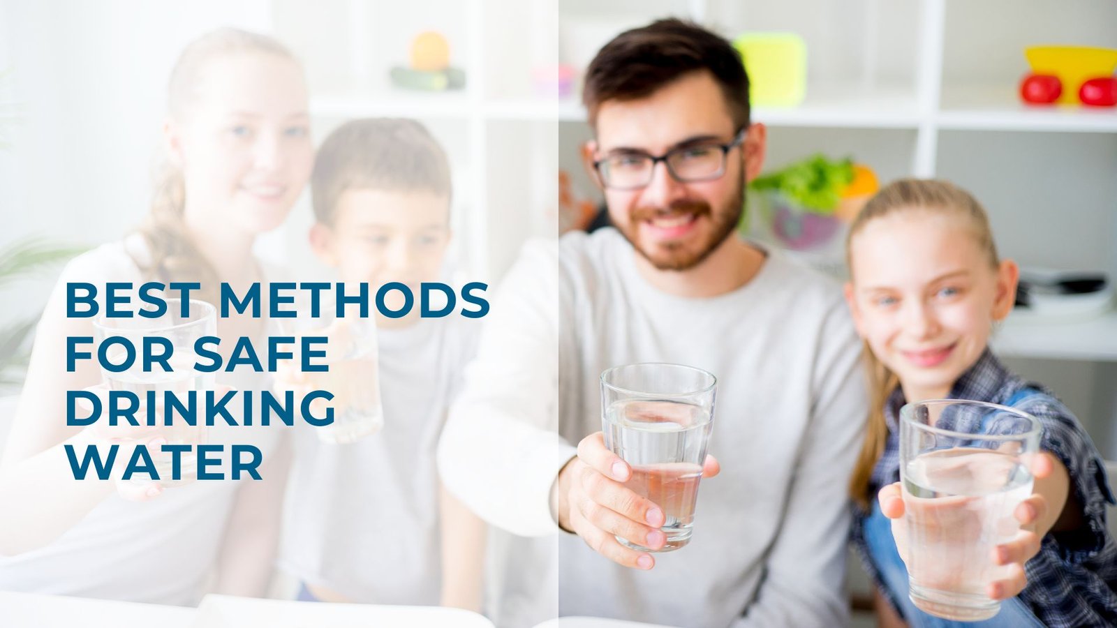 Remove Chloramine Fast family enjoying safe, clean drinking water in a warm and welcoming home setting.