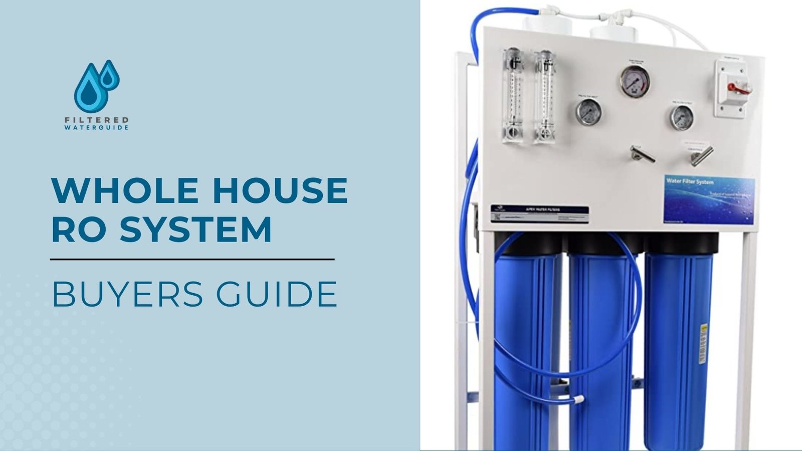 Whole house reverse osmosis systems guide featuring Waterpros advanced filtration technology for household water purification.