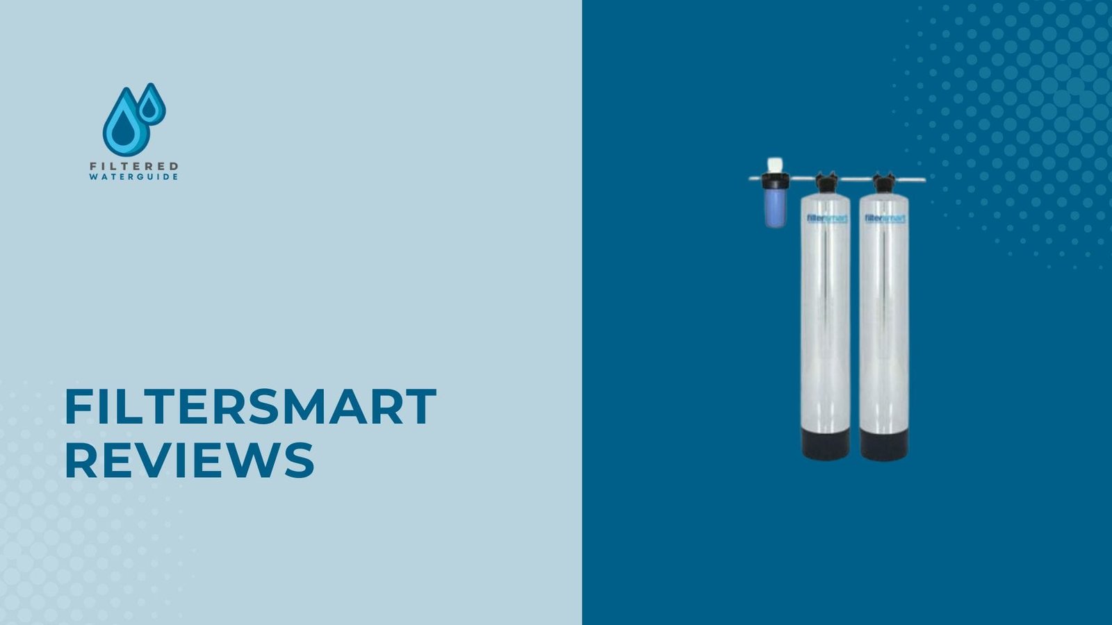 Filtersmart reviews showcase dual-tank water filter system with stylish design and stainless-steel finish.