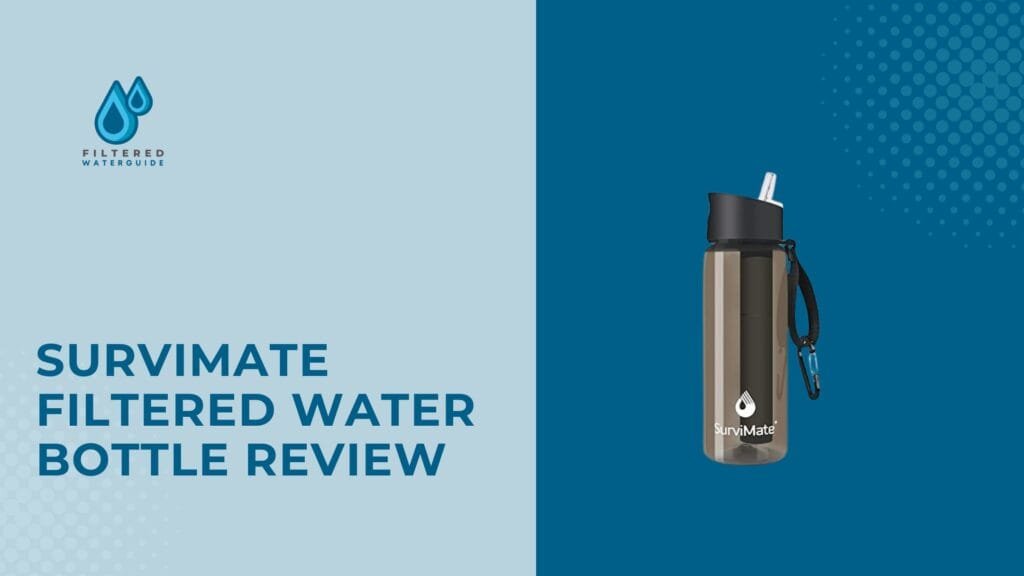 Survimate Bottle Worth It Survimate filtered water bottle review featuring sleek design and portability.