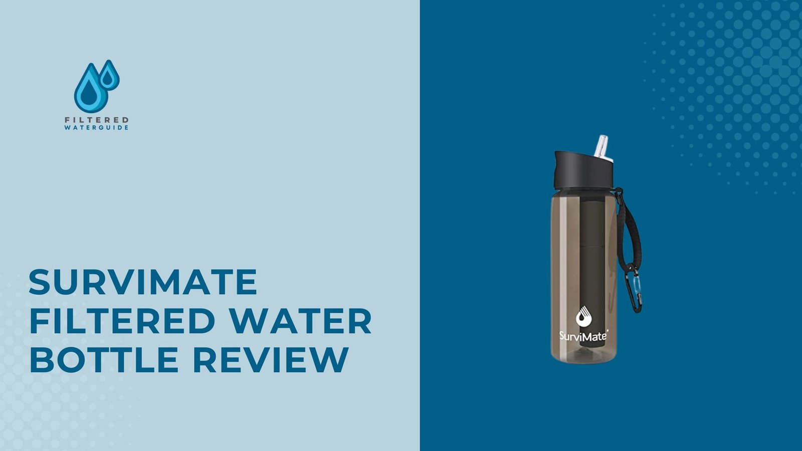 Survimate Bottle Worth It Survimate filtered water bottle review featuring sleek design and portability.
