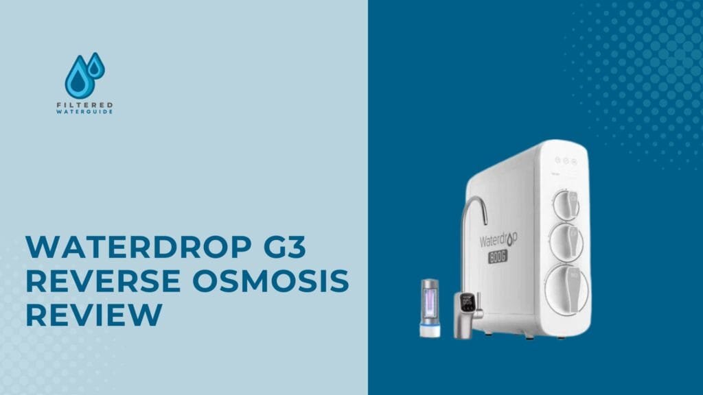 Waterdrop G3 worth it detailed review featuring sleek water filtration system and advanced technology components.