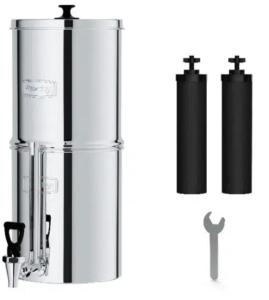 Best gravity water filters system featuring Waterdrop King Tank with stainless steel design and accessories.