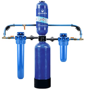 Best water filter for calcium and lime removal: Aquasana Rhino system showcasing advanced multi-stage filtration design.