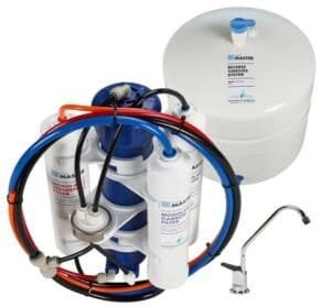 Best water filter, Home Master TM reverse osmosis system, ideal for calcium and lime removal.