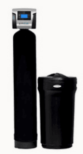 Best water filter for calcium and lime removal Softpro Elite featuring sleek black design and digital display.