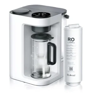 Bluevua Reverse Osmosis System Ropot Lite with sleek design and RO filter for optimal water purification.