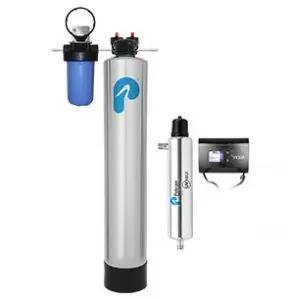 Uv Water Purifier Pelican Uvwholehouse system featuring stainless steel tank, UV sterilizer, and control panel.